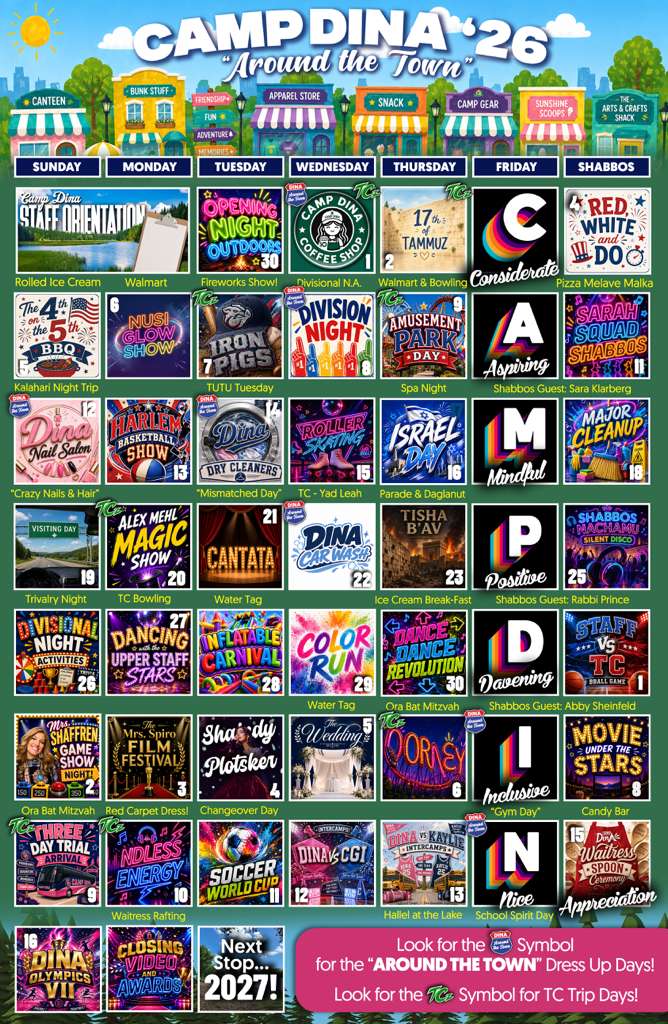 Camp Calendar